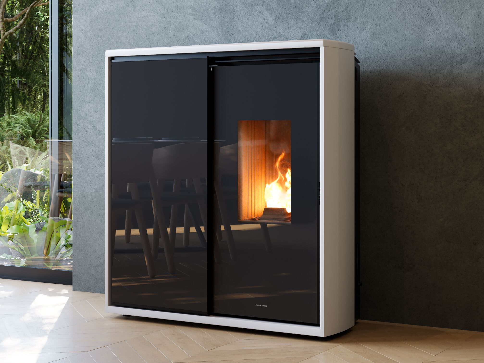 Комбинированная печь для древесных гранул Jolly Mec воздушные системы ARCH-00044495