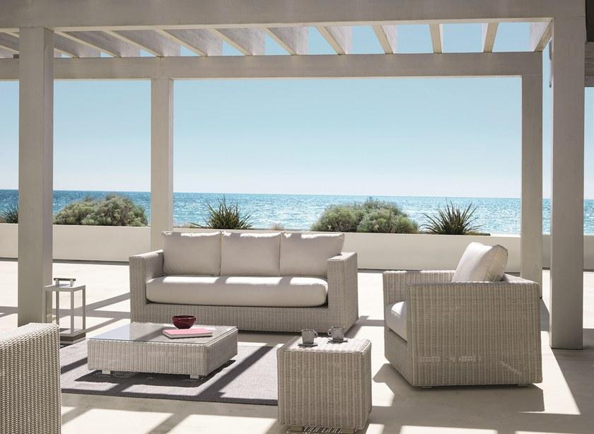 Ethimo Садовый диван 3 мест из ethimo etwick® Cube Cbdi2_00 - Вид №6