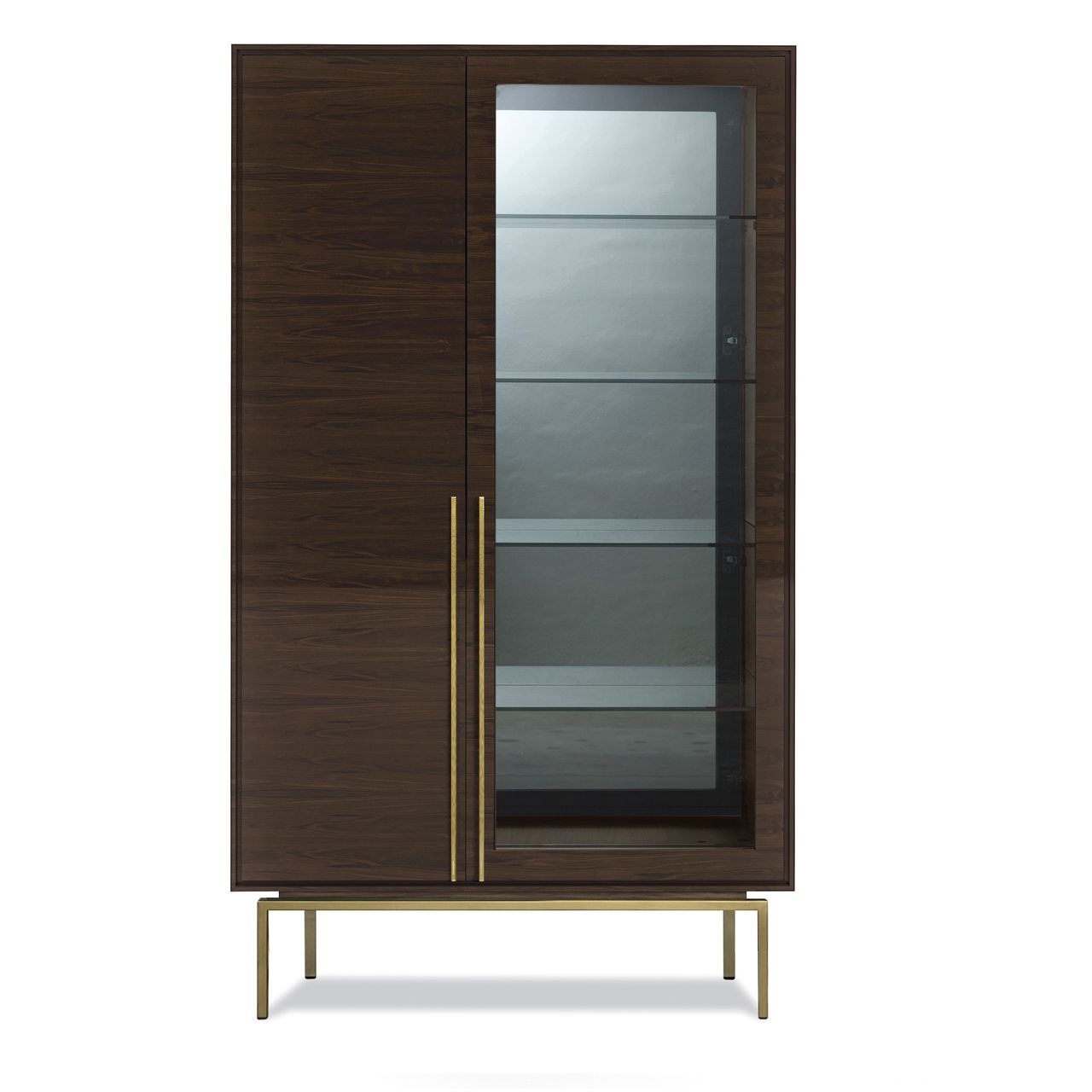 Деревянный и стеклянный шкаф со встроенным освещением Hurtado Evolution ARCH-00130773 - Вид №1