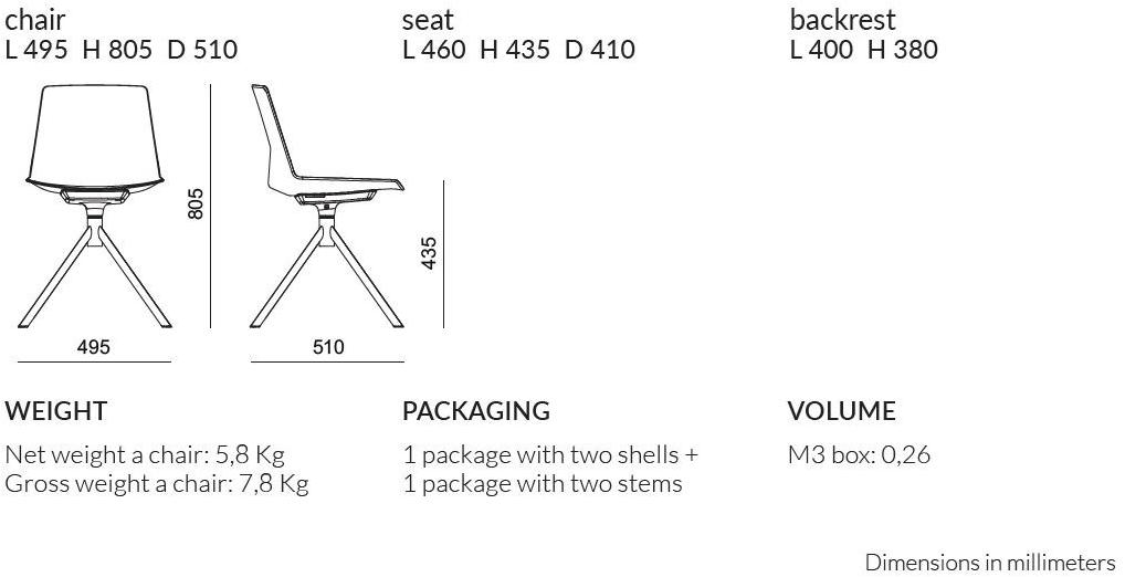 Quadrifoglio Кресло на эстакаде с подлокотниками Clue sun-id-1490521 - Вид №4