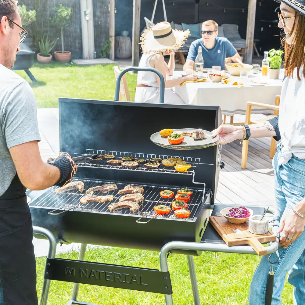 Гриль угольный передвижной Naterial Talos 100x115x59см STLM-2078275 - Вид №27