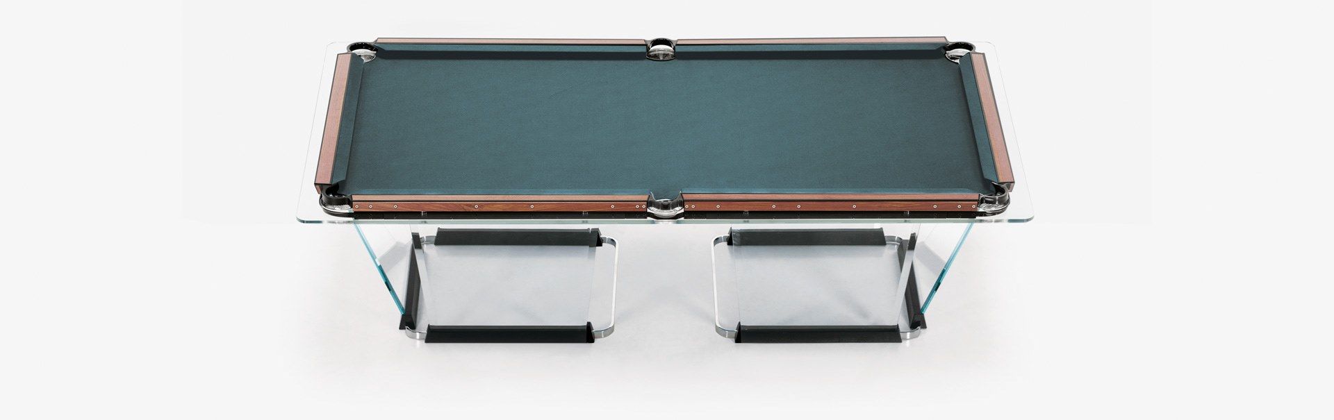Бильярдный стол из закаленного стекла с грецкими орехами Teckell T1.3 ARCH-00109158 - Вид №15