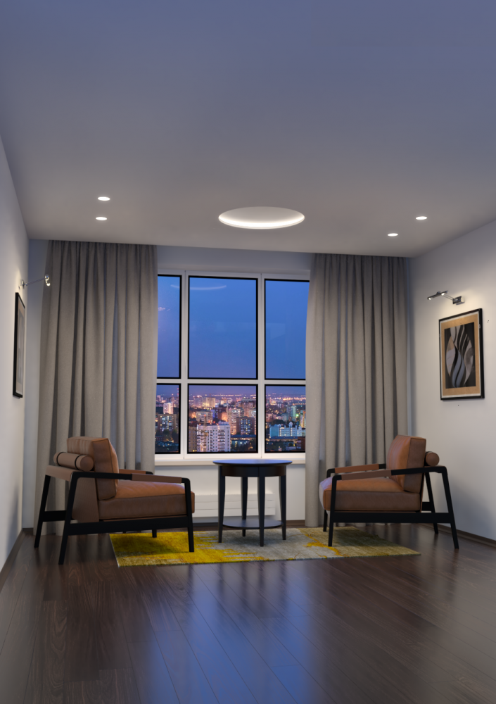 SN 414 Встраиваемый купольный гипсовый светильник Stellanova ATLAS 720  - Вид №2