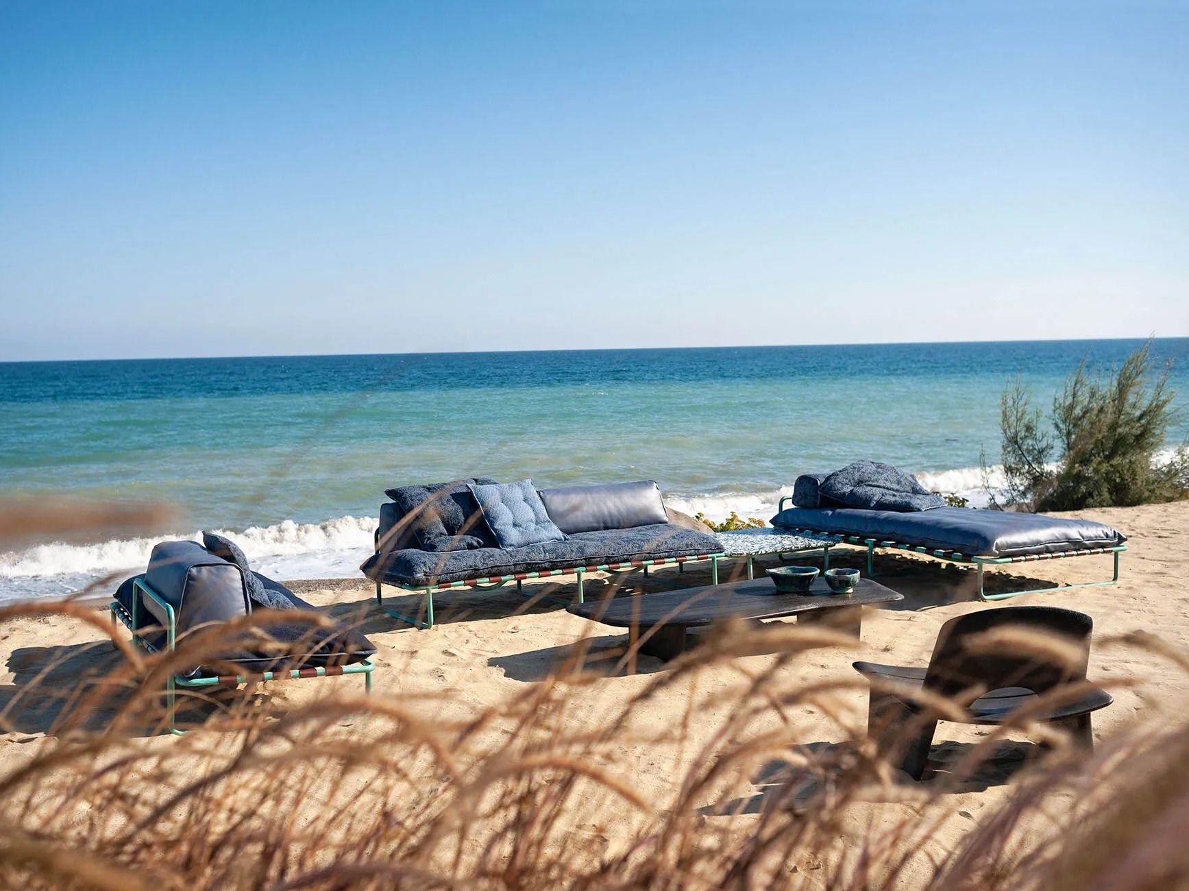 Травленый медный мягкий садовый диван Baxter Аризона ARCH-00032406 - Вид №3