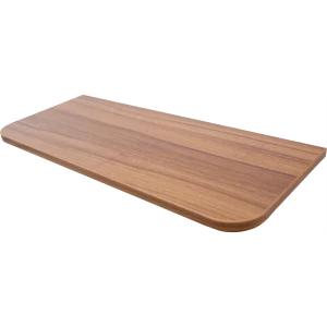 Полка настенная угловая 60x25 см ЛДСП цвет орех антик 82036107 STLM-2094775