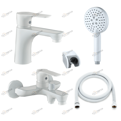 Orange Aristo M19-311W, set 5 in 1, цвет белый. Никель sun-id-1516795