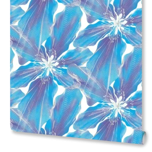 Обои флизелиновые Euro Decor Glossy синие 1.06 м ED7171-20 85310007 STLM-2038897