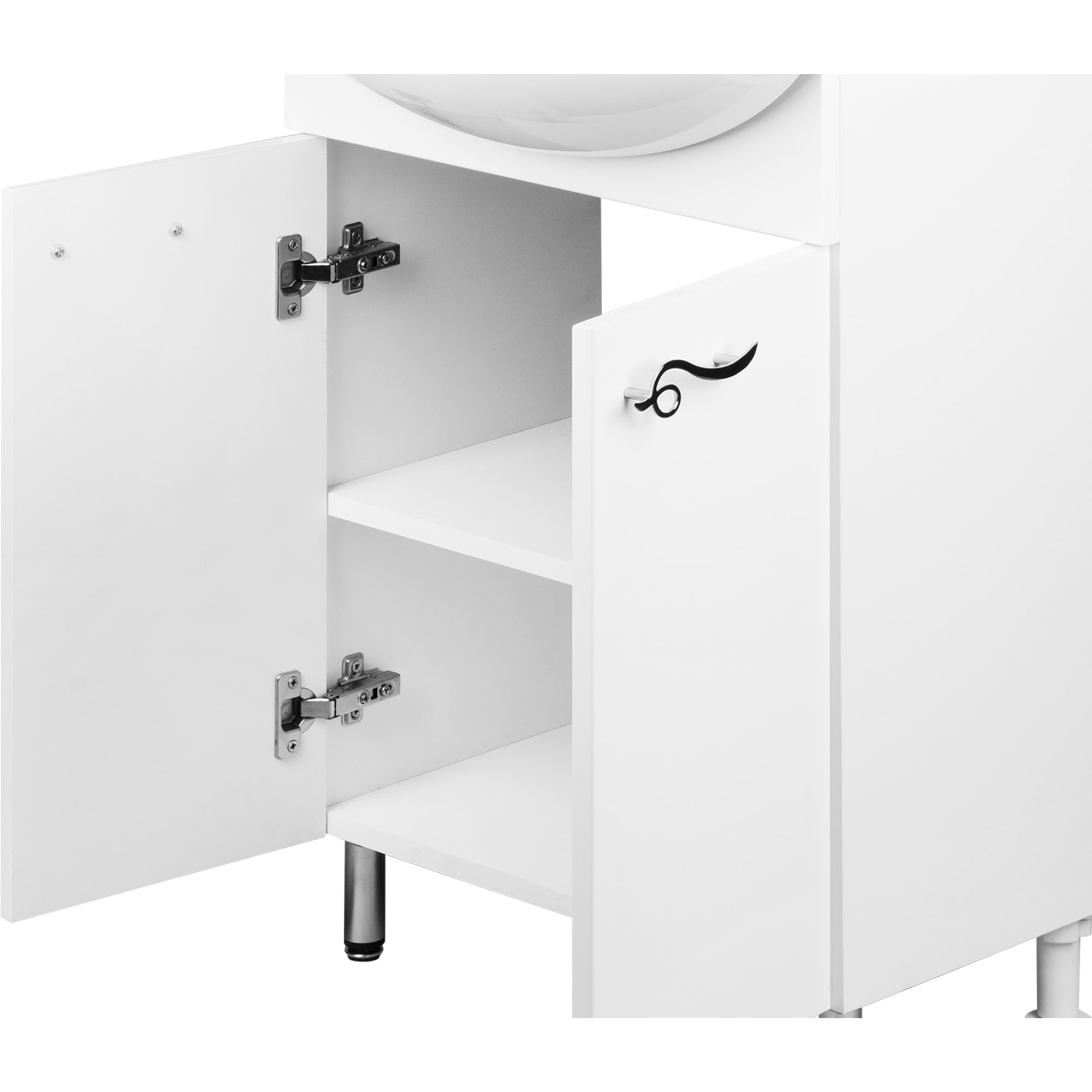 14001370 Тумба под раковину напольная «» 55 см цвет белый Венеция Santreyd - Вид №1