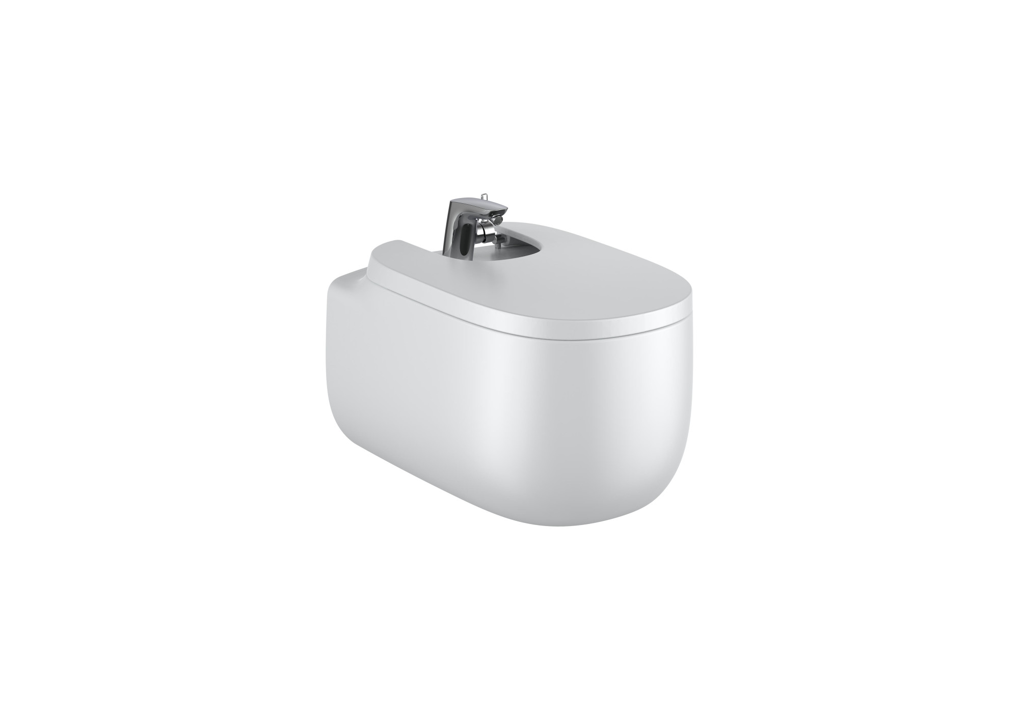 AZ570B6630 Подвесное биде с мягкой крышкой ROCA Beyond