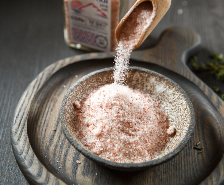 8197 Соль розовая гималайская (мелкий помол) Вкусляндия  - Вид №1