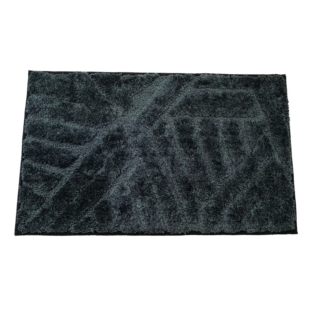Коврик для ванной SWENSA Noor — уют и безопасность в сером исполнении 89379355 STLM-1522324