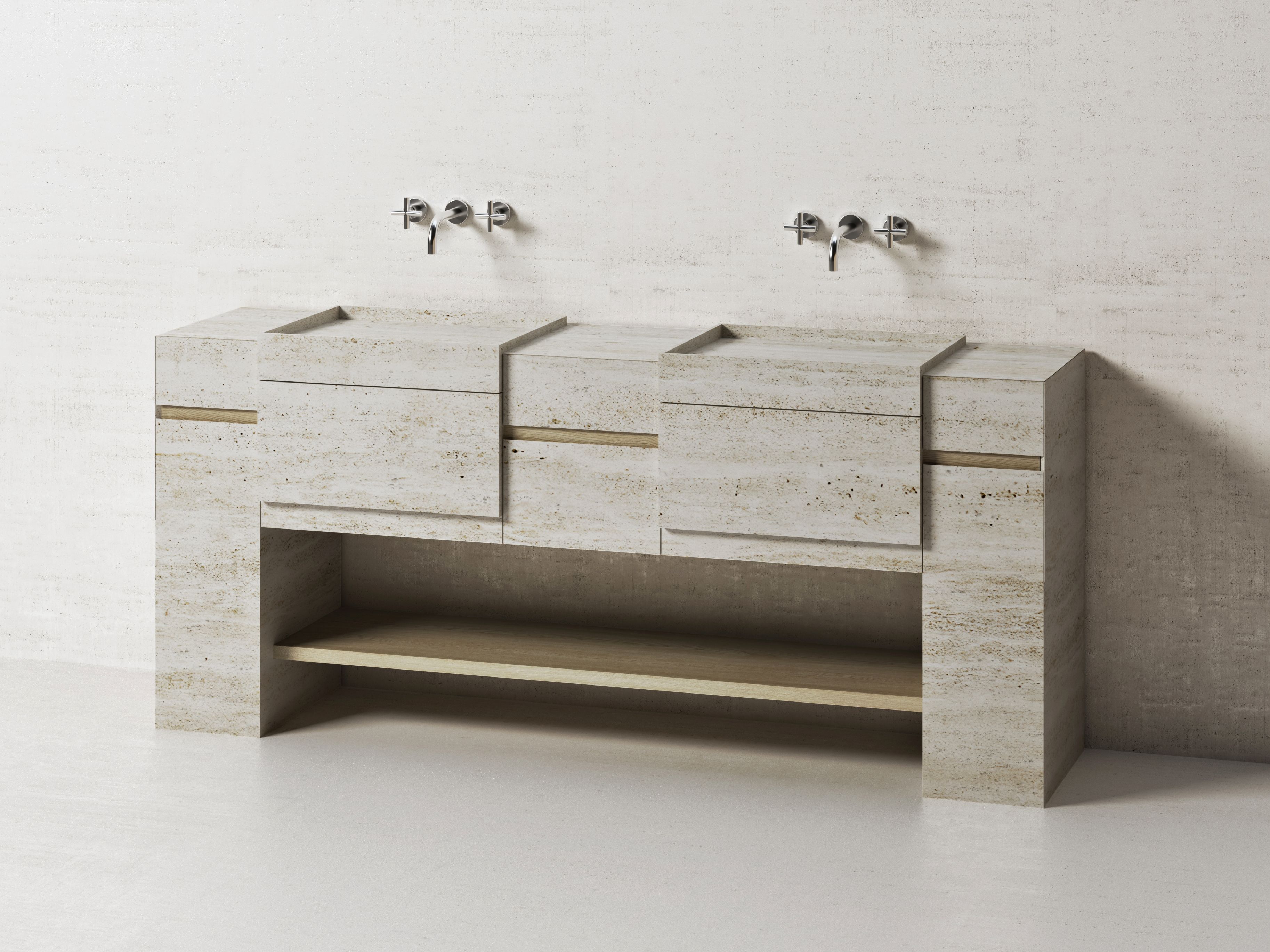 Умывальник из натурального камня Davani Parallel ARCH-00124633