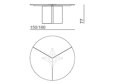 Современный стол Bizzotto Italia Нара ARCH-00087934 - Вид №3