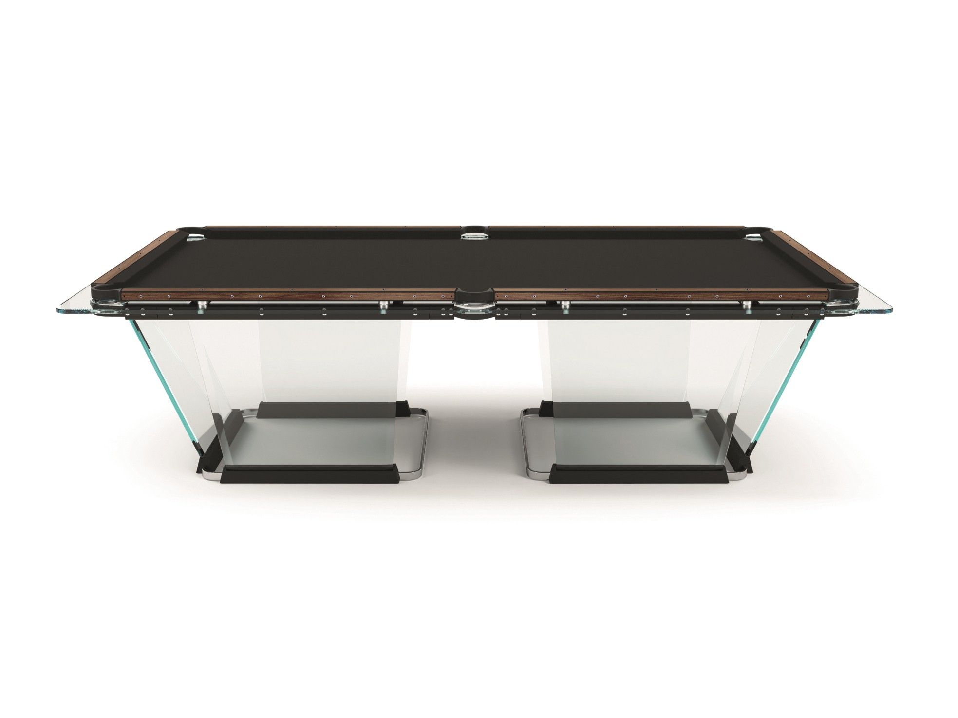 Бильярдный стол из закаленного стекла с грецкими орехами Teckell T1.3 ARCH-00109158