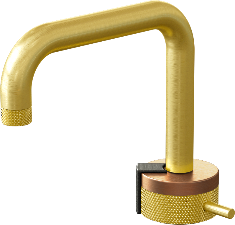 E-11500-R1BRG-L2BOX-BB Однорычажный прогрессивный смеситель для раковины - излив 15,3см GRAFF MOD+