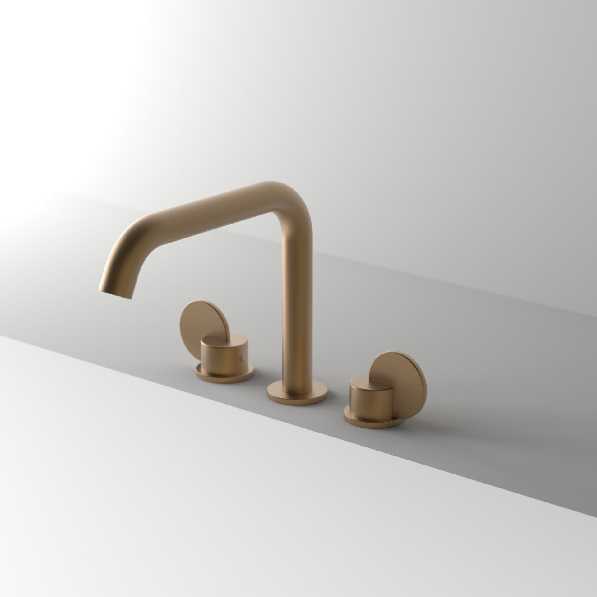 Латунный смеситель для раковины с 3 отверстиями Agape Limón ARCH-00085925 - Вид №1