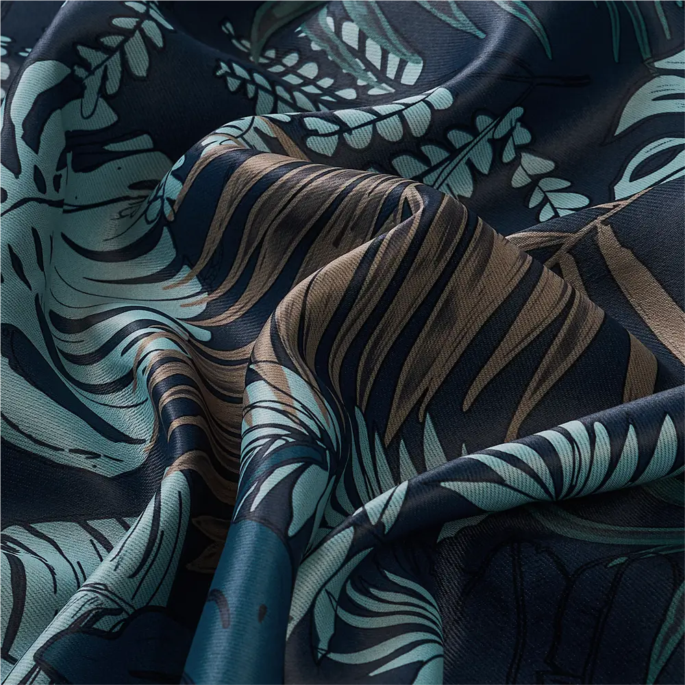 Штора на ленте со скрытыми петлями димаут KREAFORTA Aleida 140x280 см синий 89405491 STLM-2189270  - Вид №2