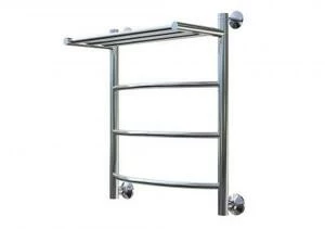 Полотенцесушитель водяной Aquanet Romeo 600x600, с верхней полкой