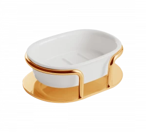 Gentry Home Керамический держатель стакана St James Темное золото GH102460