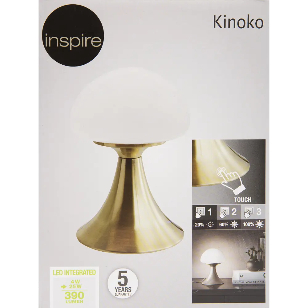 Лампа настольная «Kino» , цвет золотой 17943611 STLM-2123480 INSPIRE  - Вид №3