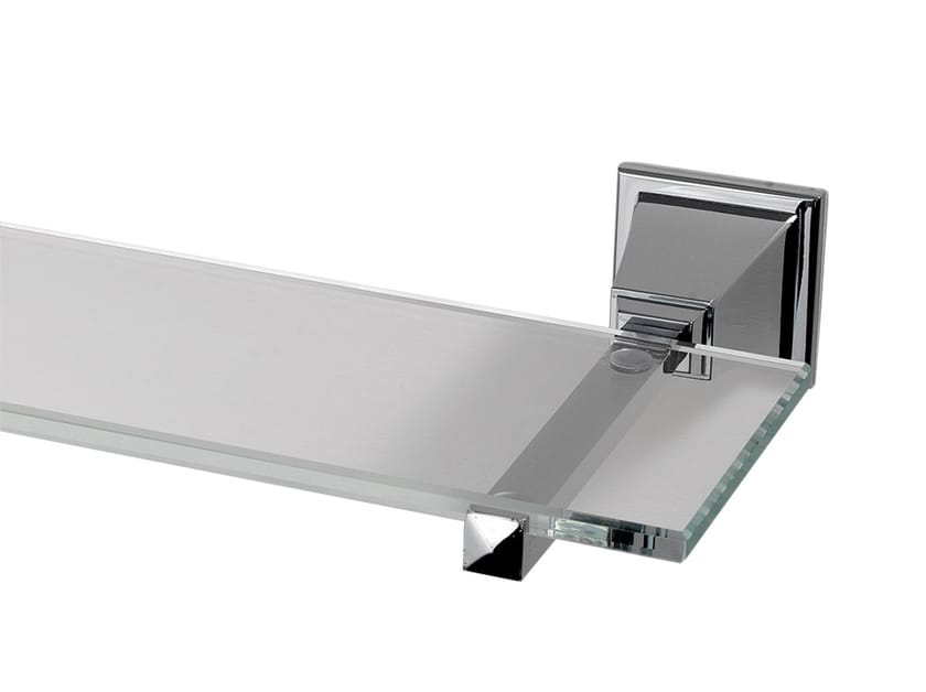 Полка для ванной комнаты из хрусталя и латуни Devon&Devon Time ARCH-00048658