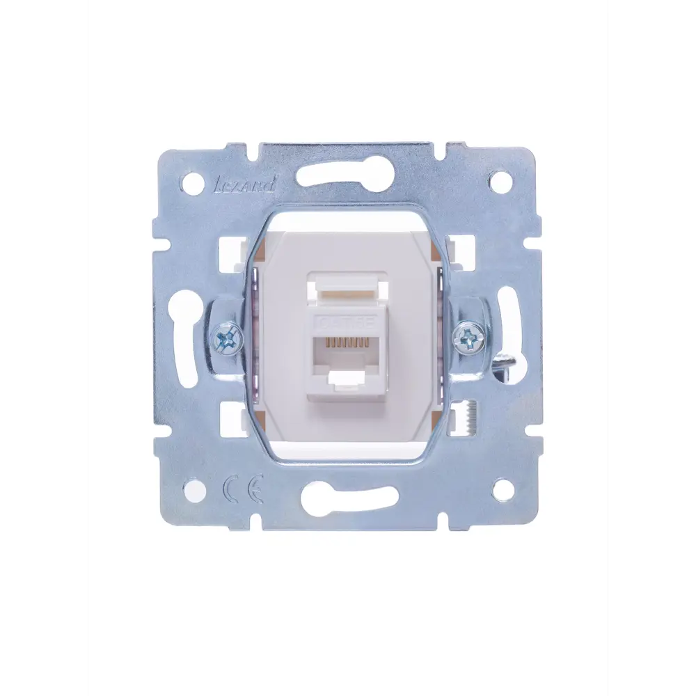 Розетка компьютерная Lezard Karina цвет матовый серый STLM-2087108 - Вид №4