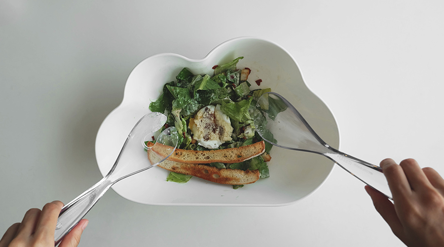 QL10265-WH-CL Миска для салата cloud Qualy  - Вид №4