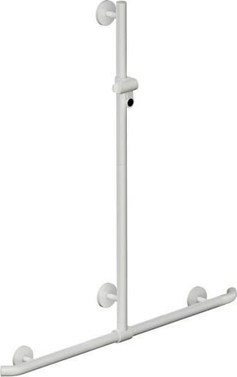 950.35.41090 Поручень для душа с выдвижным держателем для душа HEWI Greifen 