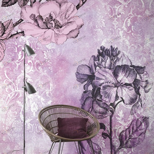 6032B-VD2-Baroque-Pink Фотообои Komar Infinity 2.5х2 м 6032BVD2BAROQUEPINK