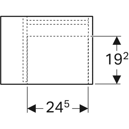 840137000 Шкафчик Geberit iCon с многофункциональным ящиком Geberit  - Вид №9