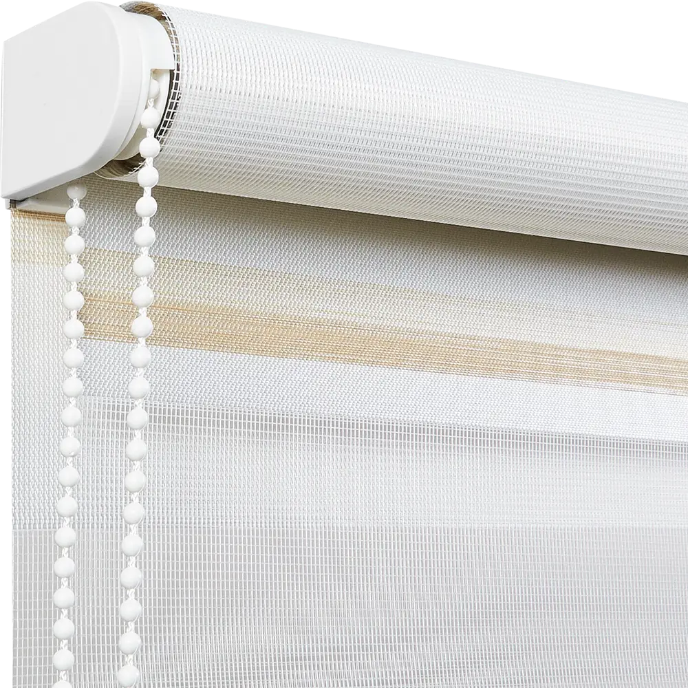 Штора рулонная день-ночь Лечче 80x160 см бежево-молочная MIAMOZA STLM-2142982 - Вид №2