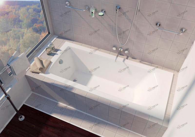 Акриловая ванна ALPEN Alaska 180 AVB0006