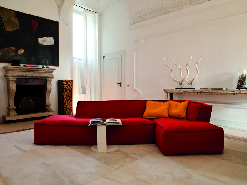 Verzelloni Секционный диван со съемным чехлом из ткани Noe sun-id-1458490 - Вид №5