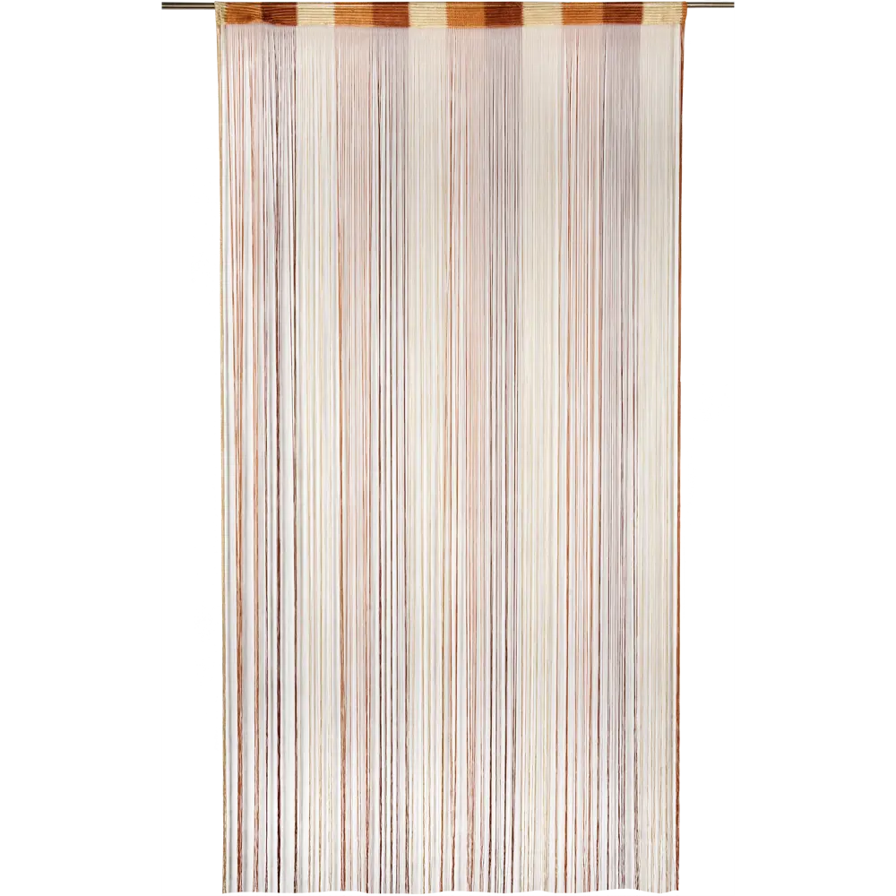 Штора нитяная Inspire, 150х280 см, цвет серо-коричневый/шоколадный 82046031 STLM-2140819 