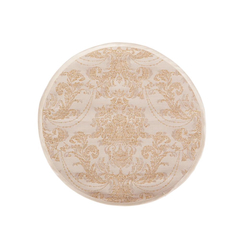 74294 Салфетка круглая 34 Lorensa Айвори Антик BOGACHO 4627138209929