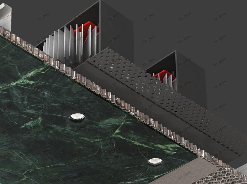 Buzzi & Buzzi Многоточечный встраиваемый алюминиевый светодиодный прожектор Iron sun-id-1414440