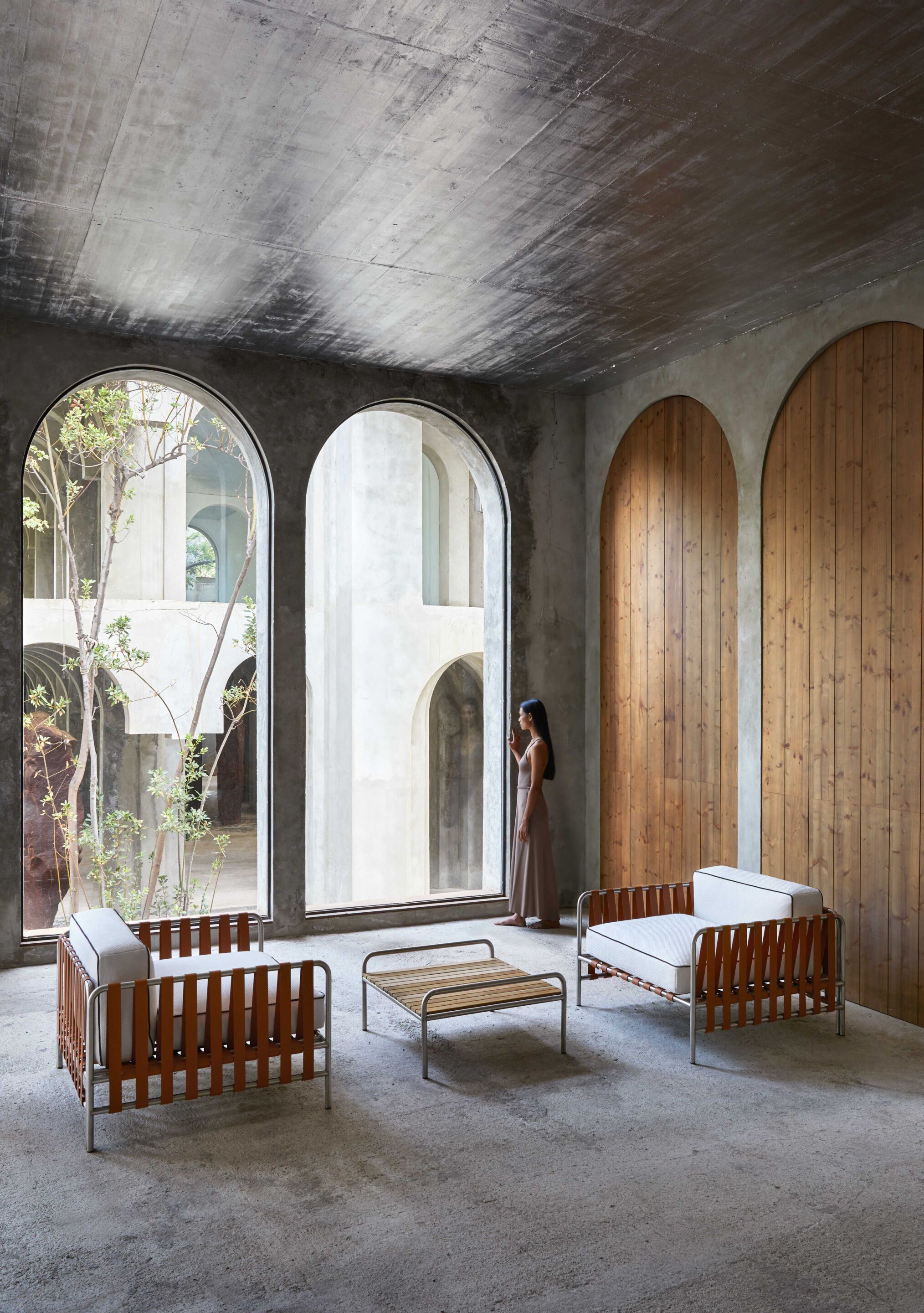 Алюминиевое садовое кресло с подлокотниками GANDIABLASCO Onsen ARCH-00106669 - Вид №19