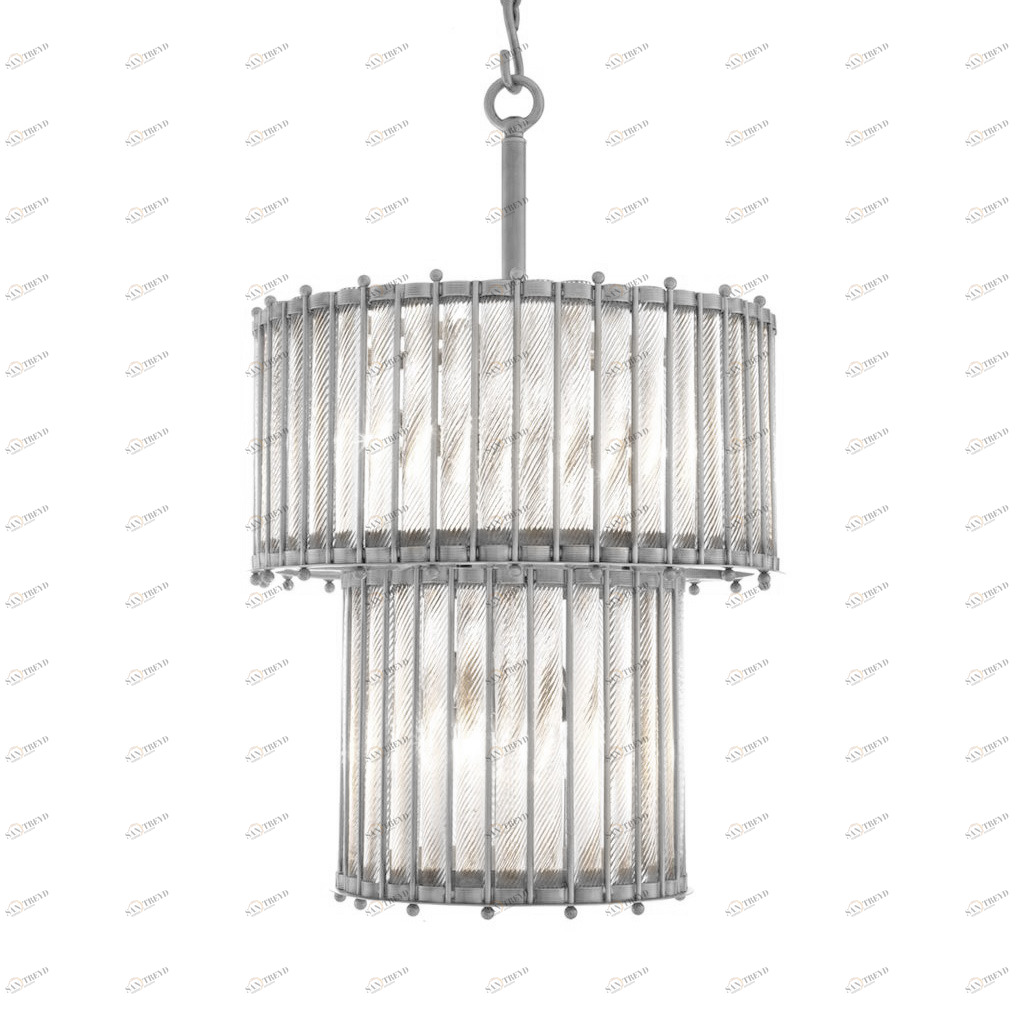 Подвесной светильник Tiziano 6 nickel от Delight Collection KG0907P-6 nickel DELIGHT COLLECTION ДИЗАЙНЕРСКИЕ 243896 Никель 