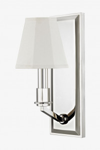 EZLT01 Настенный одинарный бра Erna с тканевым абажуром Waterworks