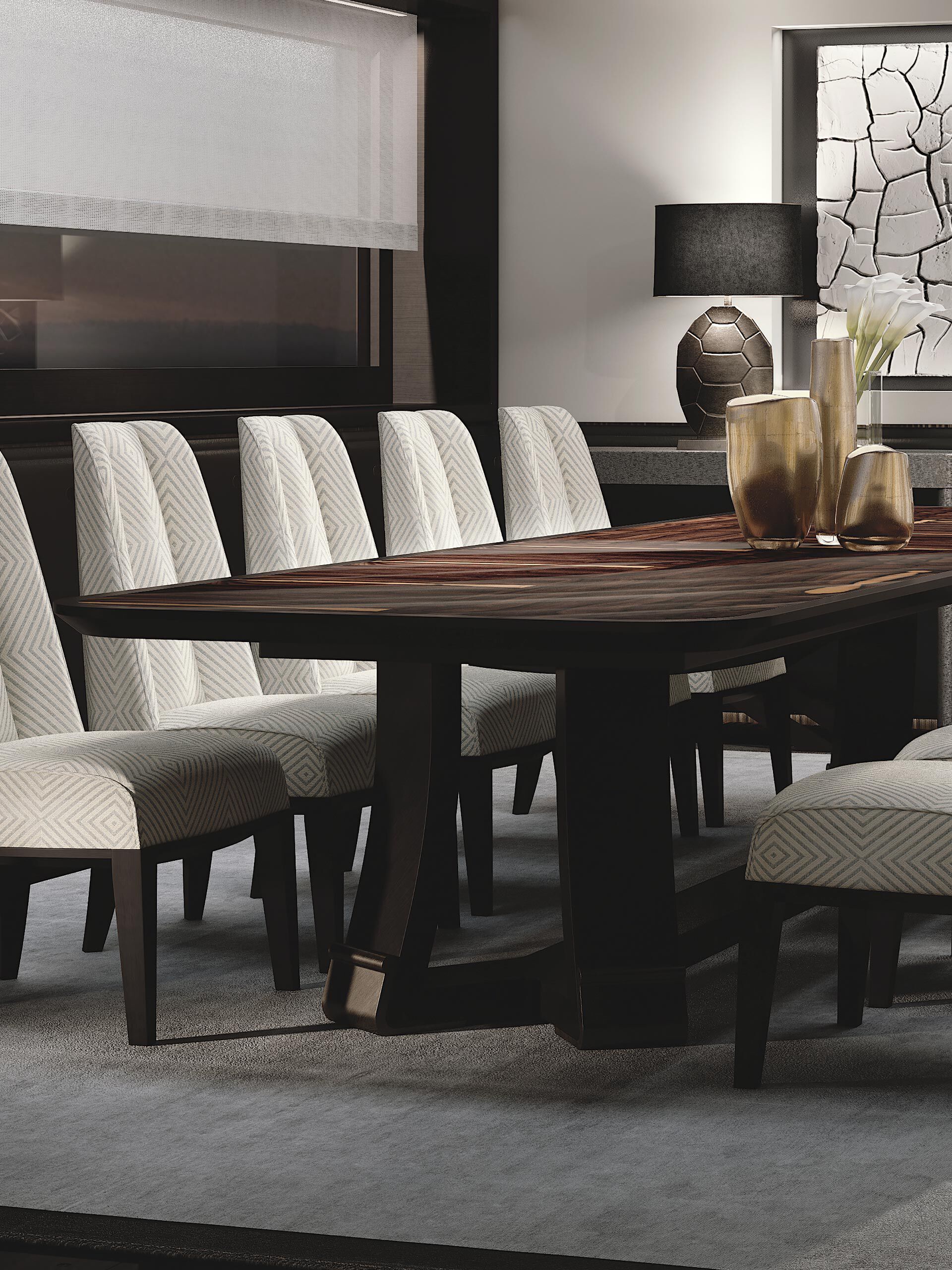 Круглый деревянный стол с Lazy Susan Lorenzo Tondelli Орасио ARCH-00052819 - Вид №5