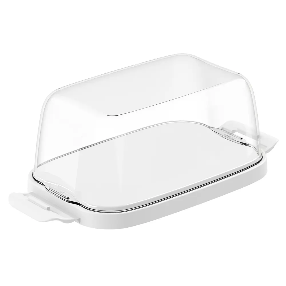 Масленка Idi Land 16x10x7 см пластик цвет прозрачный STLM-2211930