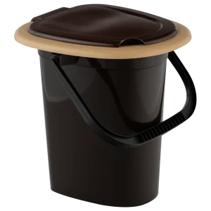 Ведро-туалет 16 л коричневый
