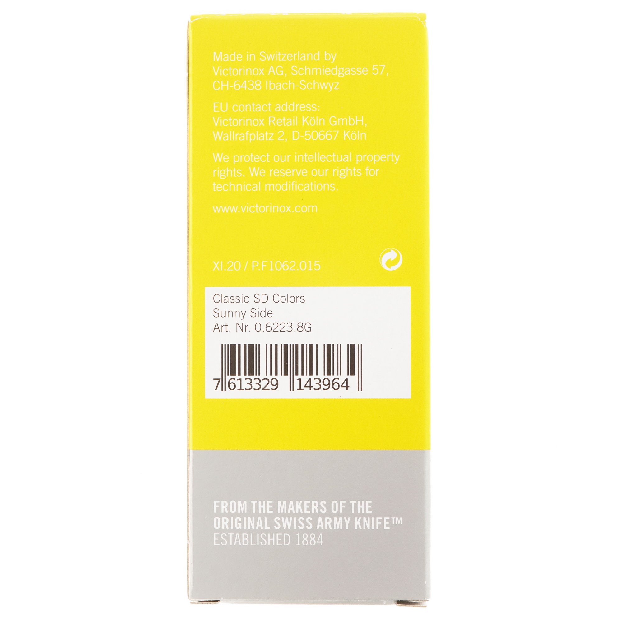 Швейцарский нож Victorinox Classic SD Colors Sunny Side 9011947 STDN-0111347 - Вид №7