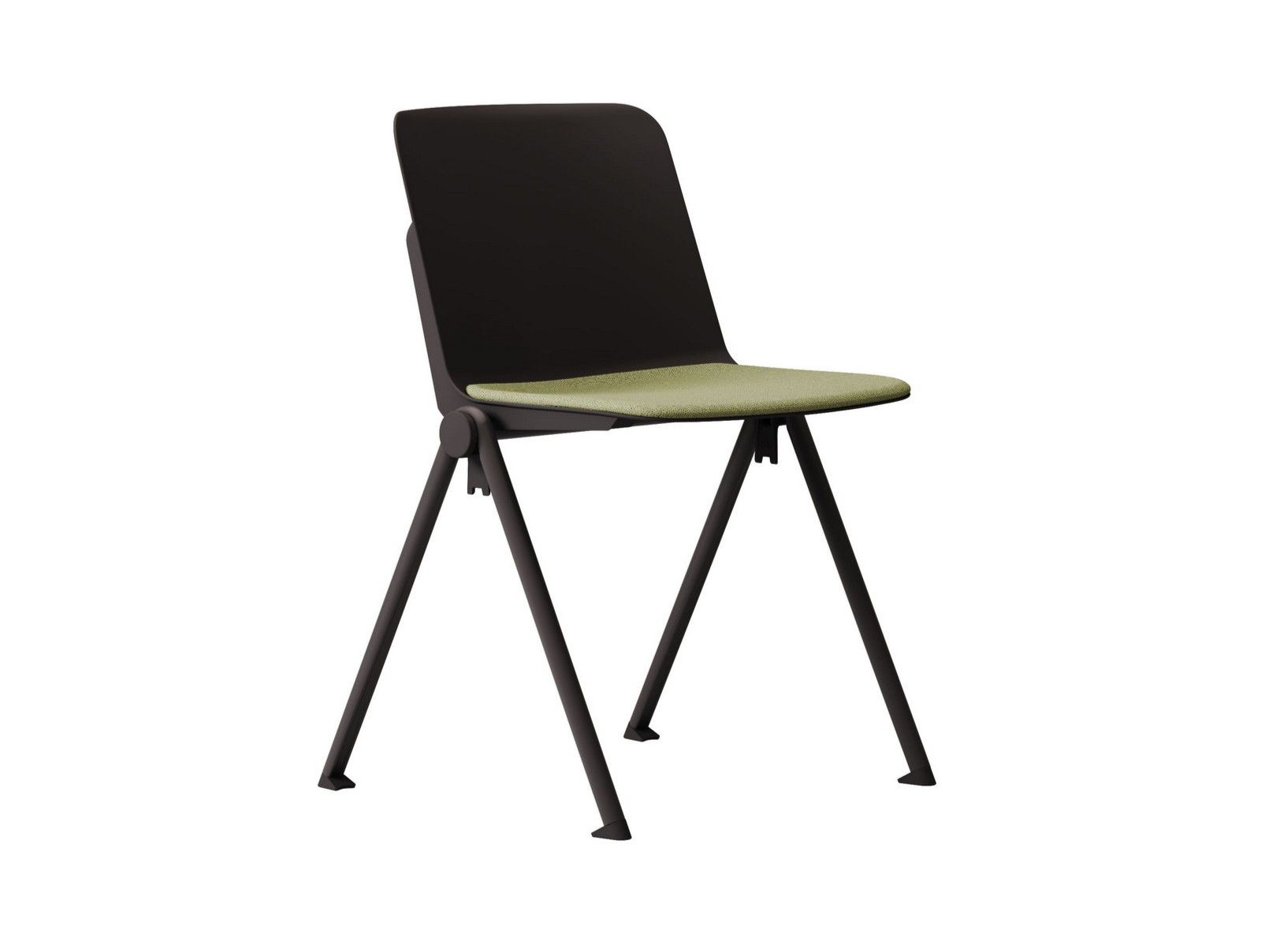 Стул из полипропилена с мягким сиденьем Las Mobili художественная литература ARCH-00045656