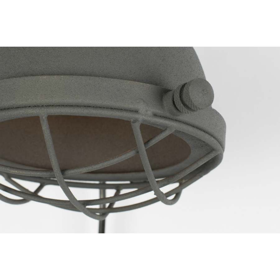 Лампа настенная Evan, серая матовая White Label Living 5400028 - Вид №5