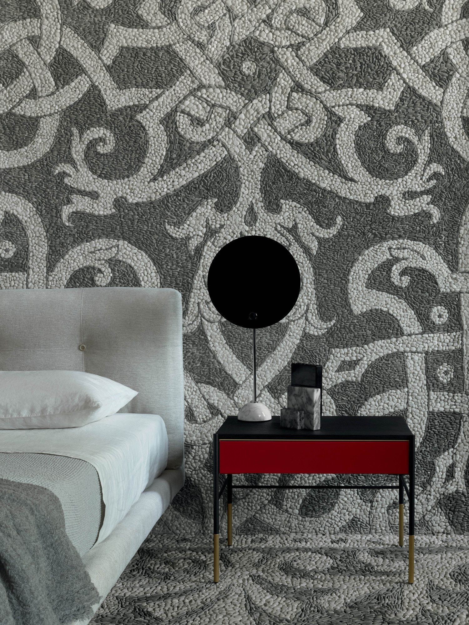 Прямоугольная тумбочка с ящиками Living Divani эпоха ARCH-00047422 - Вид №3