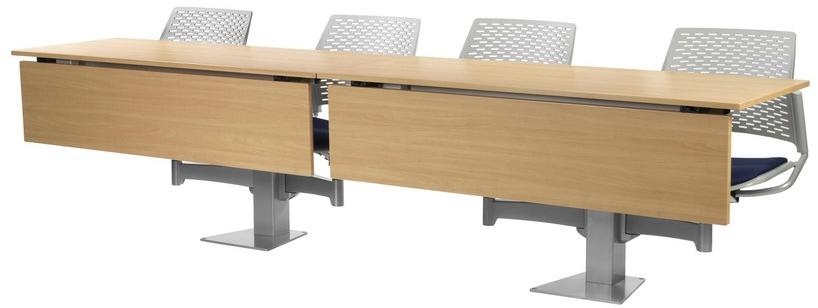 TALIN Модульный рабочий стол из МДФ со встроенными стульями sun-id-1461401 - Вид №1