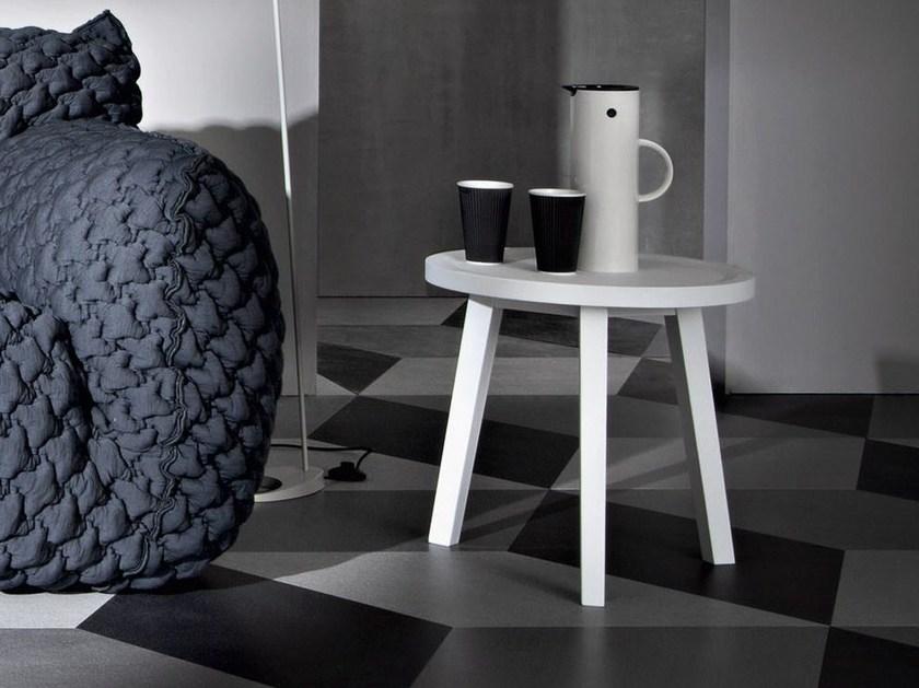 Gervasoni Круглый деревянный журнальный столик Gray sun-id-1387502 - Вид №7