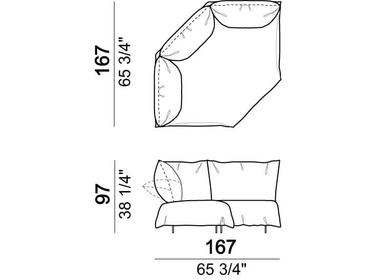 Модульный диван Arketipo BODYGUARD ARCH-00051140 - Вид №10