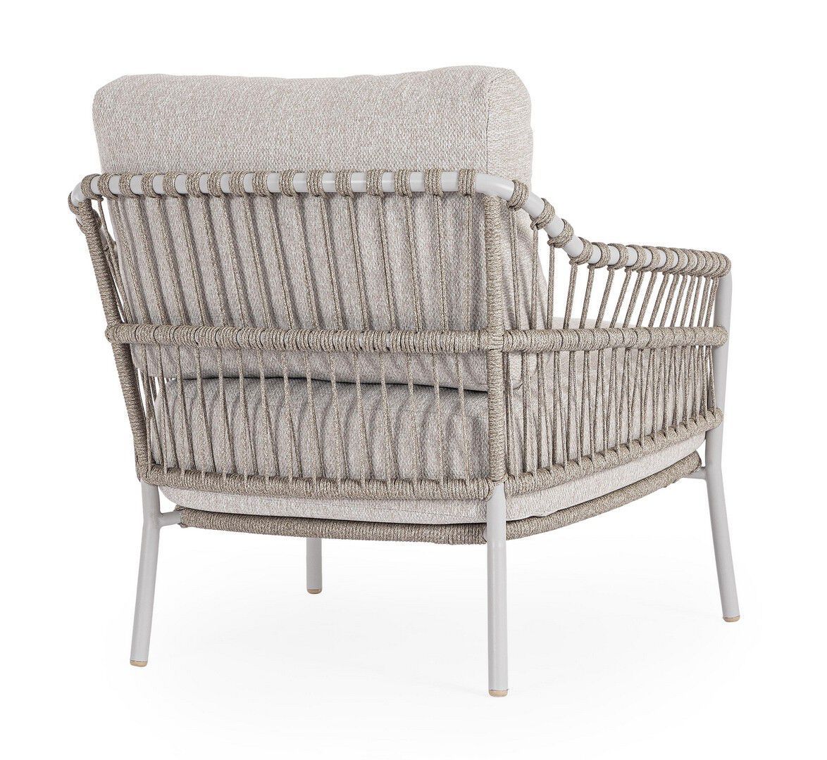 Веревочное и тканевое садовое кресло с подлокотниками BIZZOTTO Talaia ARCH-00134743 - Вид №10